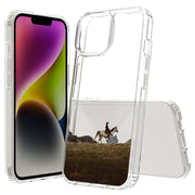 Horse Riding Print Slim Cover For Apple iPhone  (16,15,14,13,12, SE, Pro, Max, Plus), Print in USA