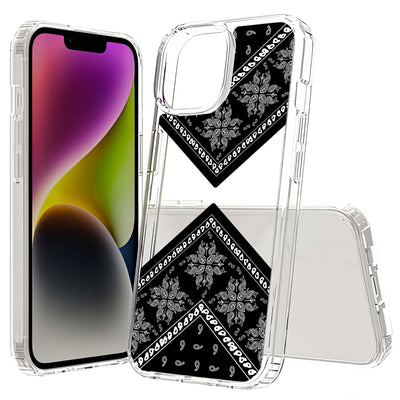 Black Bandana 1 Print Slim Cover For Apple iPhone  (16,15,14,13,12, SE, Pro, Max, Plus), Print in USA