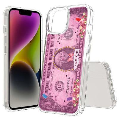 Rich Bitch Print Slim Cover For Apple iPhone  (16,15,14,13,12, SE, Pro, Max, Plus), Print in USA