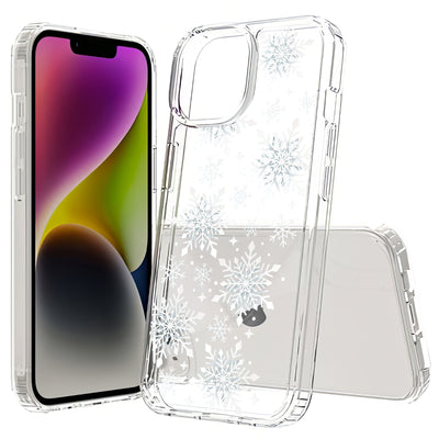 Snowflake 2 Print Slim Cover For Apple iPhone  (16,15,14,13,12, SE, Pro, Max, Plus), Print in USA