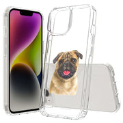 Dog Painting j Print Slim Cover For Apple iPhone  (16,15,14,13,12, SE, Pro, Max, Plus), Print in USA