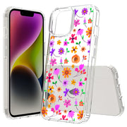 Flower 1 Print Slim Cover For Apple iPhone  (16,15,14,13,12, SE, Pro, Max, Plus), Print in USA