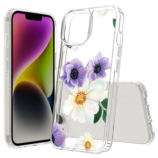 Flower 7 Print Slim Cover For Apple iPhone  (16,15,14,13,12, SE, Pro, Max, Plus), Print in USA