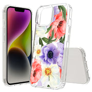 Flower 9 Print Slim Cover For Apple iPhone  (16,15,14,13,12, SE, Pro, Max, Plus), Print in USA