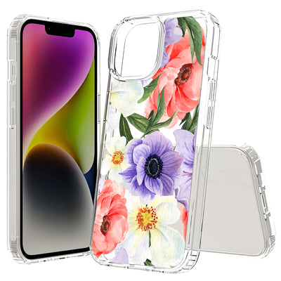 Flower 9 Print Slim Cover For Apple iPhone  (16,15,14,13,12, SE, Pro, Max, Plus), Print in USA