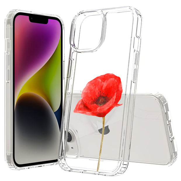 Flower 13 Print Slim Cover For Apple iPhone  (16,15,14,13,12, SE, Pro, Max, Plus), Print in USA