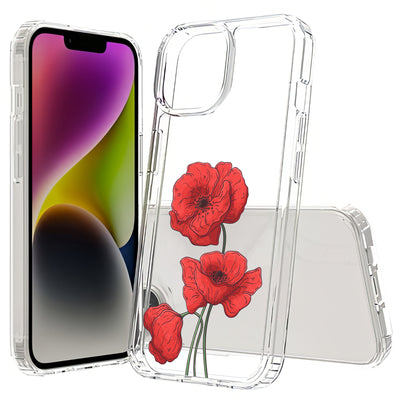 Flower 16 Print Slim Cover For Apple iPhone  (16,15,14,13,12, SE, Pro, Max, Plus), Print in USA