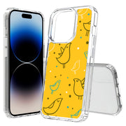 Birds Dots 1 Print Slim Cover For Apple iPhone  (16,15,14,13,12, SE, Pro, Max, Plus), Print in USA