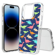 Dinosaur 1 Print Slim Cover For Apple iPhone  (16,15,14,13,12, SE, Pro, Max, Plus), Print in USA