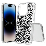 Circles Print Slim Cover For Apple iPhone  (16,15,14,13,12, SE, Pro, Max, Plus), Print in USA