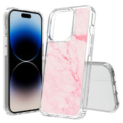 Pink Marble 2 Print Slim Cover For Apple iPhone  (16,15,14,13,12, SE, Pro, Max, Plus), Print in USA