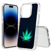 Beautiful Weed Print Slim Cover For Apple iPhone  (16,15,14,13,12, SE, Pro, Max, Plus), Print in USA