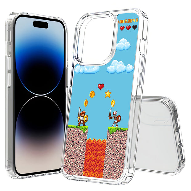 Retro Games 3 Print Slim Cover For Apple iPhone  (16,15,14,13,12, SE, Pro, Max, Plus), Print in USA