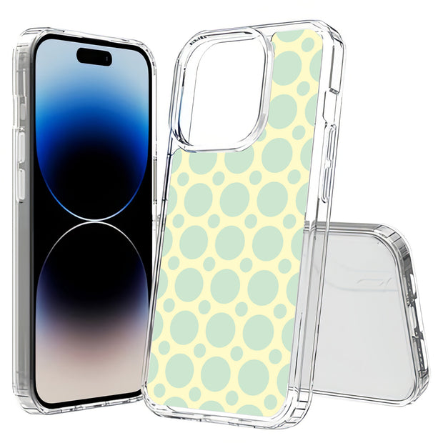 Turtle Circle Print Slim Cover For Apple iPhone  (16,15,14,13,12, SE, Pro, Max, Plus), Print in USA