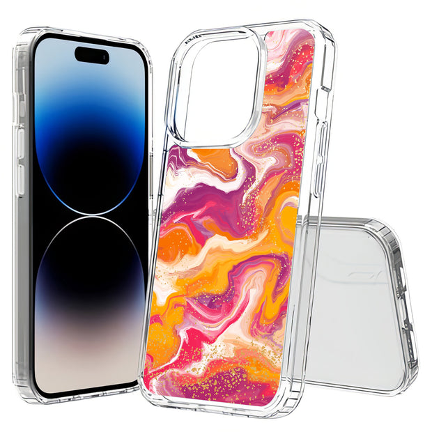 Opal Marble 16 Print Slim Cover For Apple iPhone  (16,15,14,13,12, SE, Pro, Max, Plus), Print in USA