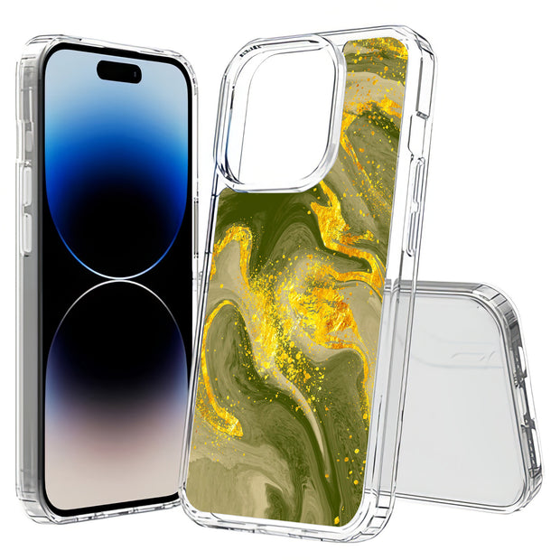 Opal Marble 20 Print Slim Cover For Apple iPhone  (16,15,14,13,12, SE, Pro, Max, Plus), Print in USA