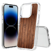 Wood 7 Print Slim Cover For Apple iPhone  (16,15,14,13,12, SE, Pro, Max, Plus), Print in USA