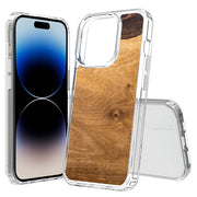 Wood 9 Print Slim Cover For Apple iPhone  (16,15,14,13,12, SE, Pro, Max, Plus), Print in USA