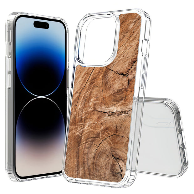 Wood 18 Print Slim Cover For Apple iPhone  (16,15,14,13,12, SE, Pro, Max, Plus), Print in USA