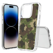 Camouflage 3 Print Slim Cover For Apple iPhone  (16,15,14,13,12, SE, Pro, Max, Plus), Print in USA