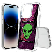 Alien Weed Print Slim Cover For Apple iPhone  (16,15,14,13,12, SE, Pro, Max, Plus), Print in USA