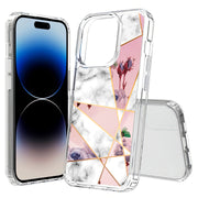 Marble Flower Print Slim Cover For Apple iPhone  (16,15,14,13,12, SE, Pro, Max, Plus), Print in USA