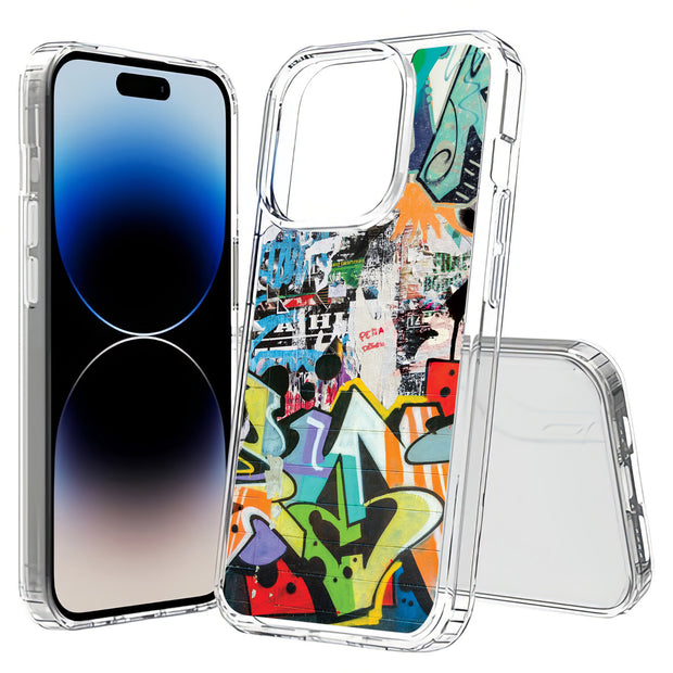 Street Graffiti Print Slim Cover For Apple iPhone  (16,15,14,13,12, SE, Pro, Max, Plus), Print in USA