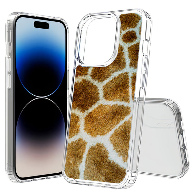 Giraffe Fur 1 Print Slim Cover For Apple iPhone  (16,15,14,13,12, SE, Pro, Max, Plus), Print in USA