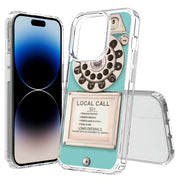 Telephone 01 Print Slim Cover For Apple iPhone  (16,15,14,13,12, SE, Pro, Max, Plus), Print in USA