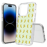 Cute Bananas Print Slim Cover For Apple iPhone  (16,15,14,13,12, SE, Pro, Max, Plus), Print in USA