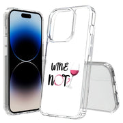 Wine Not Print Slim Cover For Apple iPhone  (16,15,14,13,12, SE, Pro, Max, Plus), Print in USA