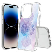 Elegant Mandala Print Slim Cover For Apple iPhone  (16,15,14,13,12, SE, Pro, Max, Plus), Print in USA