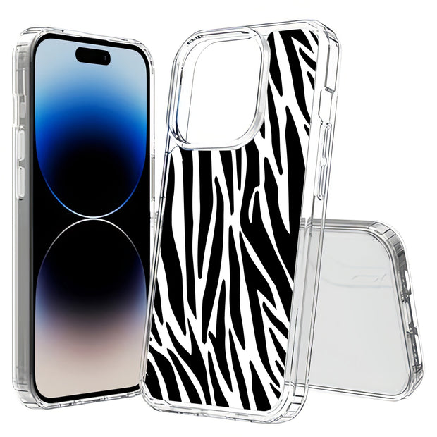 Zebra 2 Print Slim Cover For Apple iPhone  (16,15,14,13,12, SE, Pro, Max, Plus), Print in USA