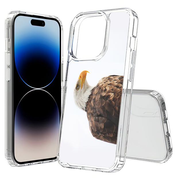 Eagle Photo Print Slim Cover For Apple iPhone  (16,15,14,13,12, SE, Pro, Max, Plus), Print in USA