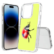 Ladybug Photo Print Slim Cover For Apple iPhone  (16,15,14,13,12, SE, Pro, Max, Plus), Print in USA