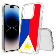 Philippines Print Slim Cover For Apple iPhone  (16,15,14,13,12, SE, Pro, Max, Plus), Print in USA