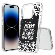 Merry Christmas Print Slim Cover For Apple iPhone  (16,15,14,13,12, SE, Pro, Max, Plus), Print in USA