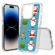 Cute Christmas Print Slim Cover For Apple iPhone  (16,15,14,13,12, SE, Pro, Max, Plus), Print in USA