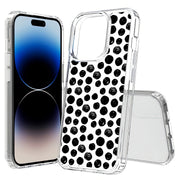 Polka Dot 8 Print Slim Cover For Apple iPhone  (16,15,14,13,12, SE, Pro, Max, Plus), Print in USA