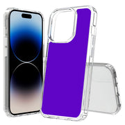 Blue Violet Print Slim Cover For Apple iPhone  (16,15,14,13,12, SE, Pro, Max, Plus), Print in USA