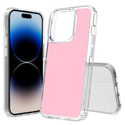 Light Pink Print Slim Cover For Apple iPhone  (16,15,14,13,12, SE, Pro, Max, Plus), Print in USA