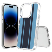 Race Stripe 14 Print Slim Cover For Apple iPhone  (16,15,14,13,12, SE, Pro, Max, Plus), Print in USA