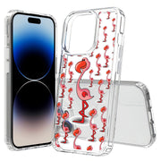 Flamingo One Print Slim Cover For Apple iPhone  (16,15,14,13,12, SE, Pro, Max, Plus), Print in USA