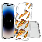 Pizza Print Slim Cover For Apple iPhone  (16,15,14,13,12, SE, Pro, Max, Plus), Print in USA