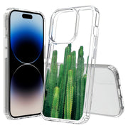 Cactus Bush Print Slim Cover For Apple iPhone  (16,15,14,13,12, SE, Pro, Max, Plus), Print in USA