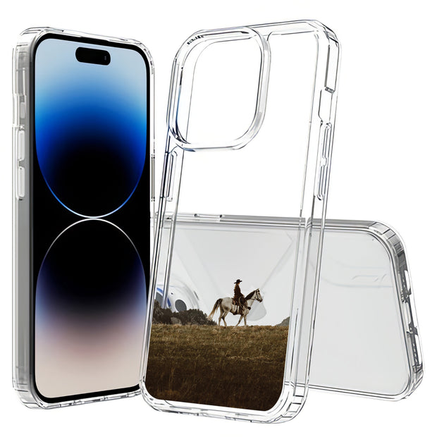 Horse Riding Print Slim Cover For Apple iPhone  (16,15,14,13,12, SE, Pro, Max, Plus), Print in USA