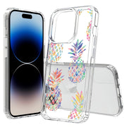 Pineapple Print Slim Cover For Apple iPhone  (16,15,14,13,12, SE, Pro, Max, Plus), Print in USA