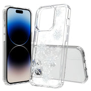 Snowflake 2 Print Slim Cover For Apple iPhone  (16,15,14,13,12, SE, Pro, Max, Plus), Print in USA