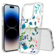 Flower 2 Print Slim Cover For Apple iPhone  (16,15,14,13,12, SE, Pro, Max, Plus), Print in USA