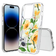 Flower 10 Print Slim Cover For Apple iPhone  (16,15,14,13,12, SE, Pro, Max, Plus), Print in USA